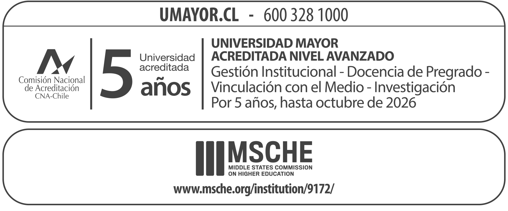 Universidad Acreditada 2015-2020 CNA