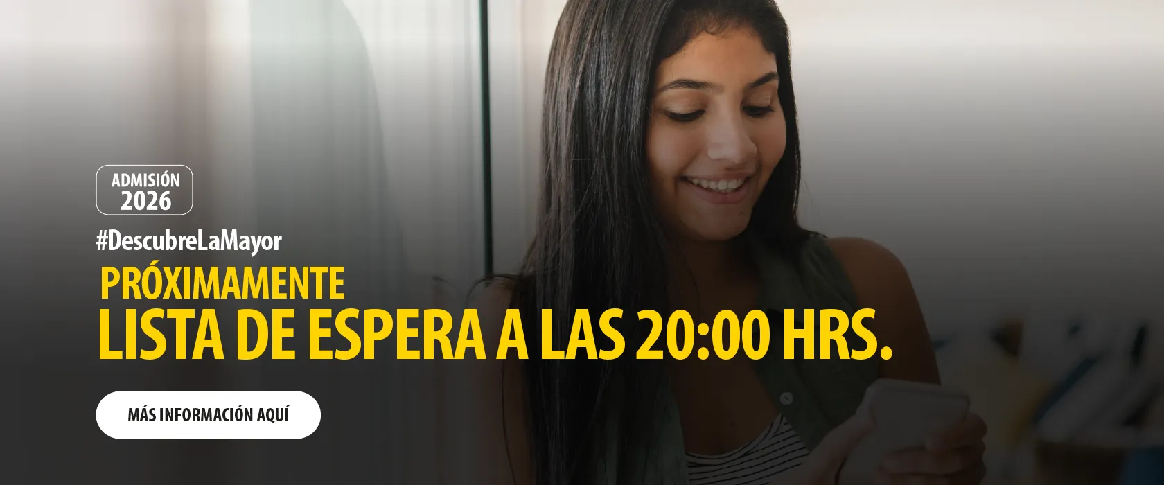 PROXIMAMENTE  LISTA DE ESPERA A LAS 20 HRS.