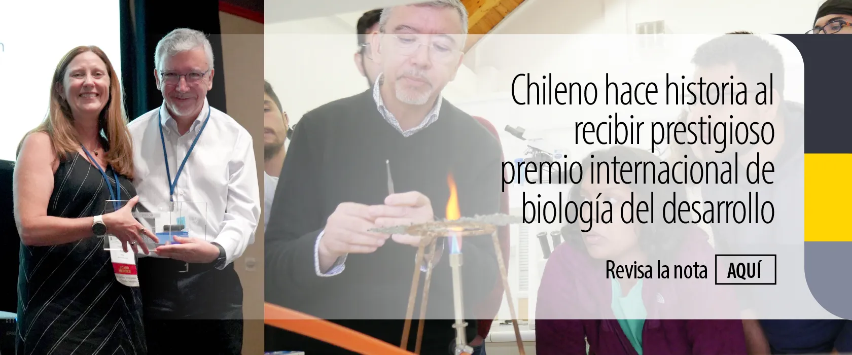 Chileno hace historia al recibir prestigioso premio internacional de biología del desarrollo