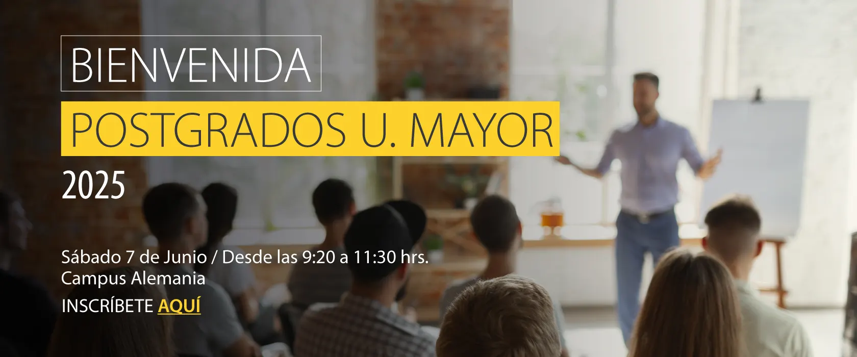 Bienvenida Postgrados U.Mayor Temuco