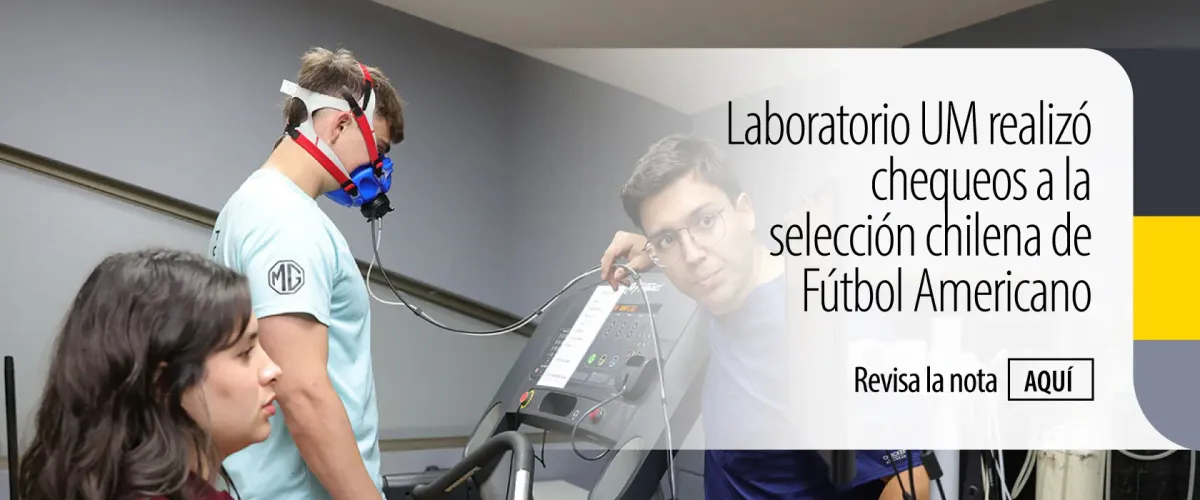 Laboratorio UM realizó chequeos a la selección chilena de Fútbol Americano