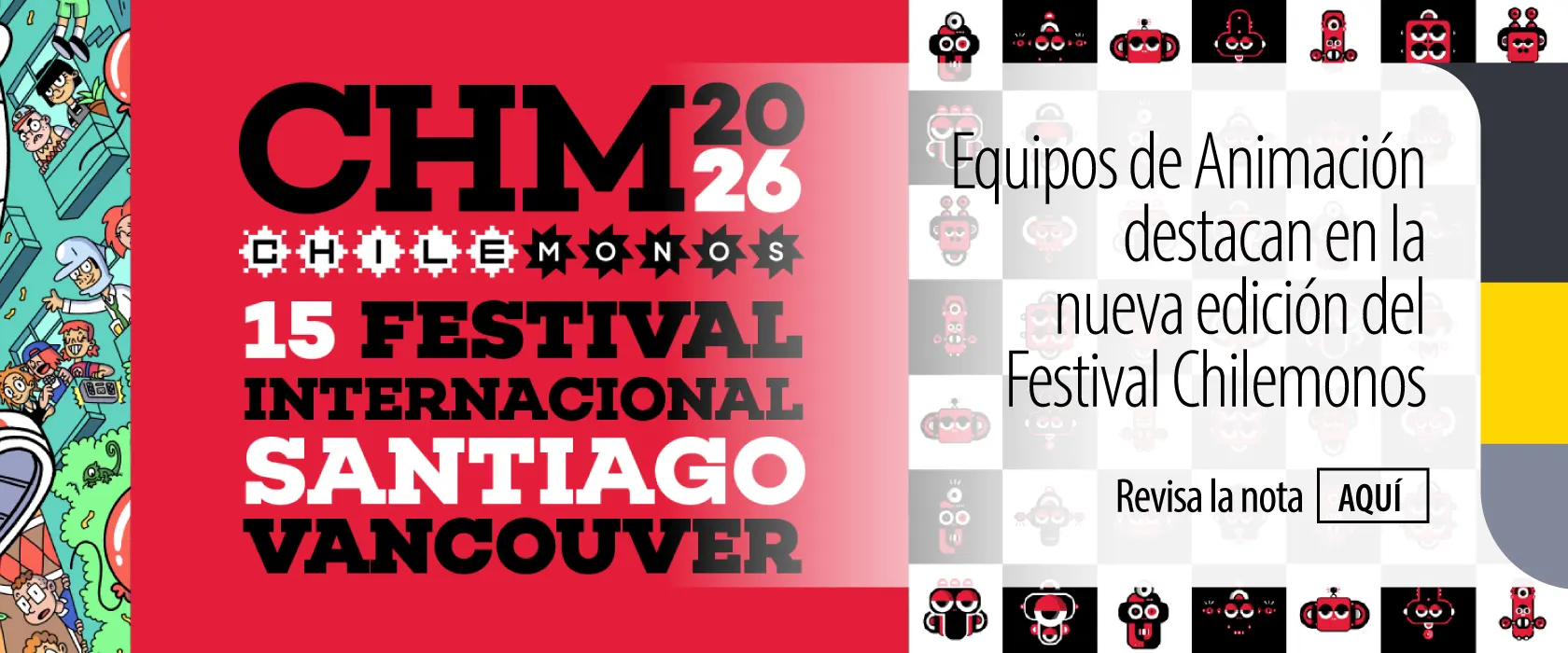 EQUIPOS U. MAYOR DESTACAN EN LA NUEVA EDICIÓN DEL FESTIVAL INTERNACIONAL DE ANIMACIÓN CHILEMONOS