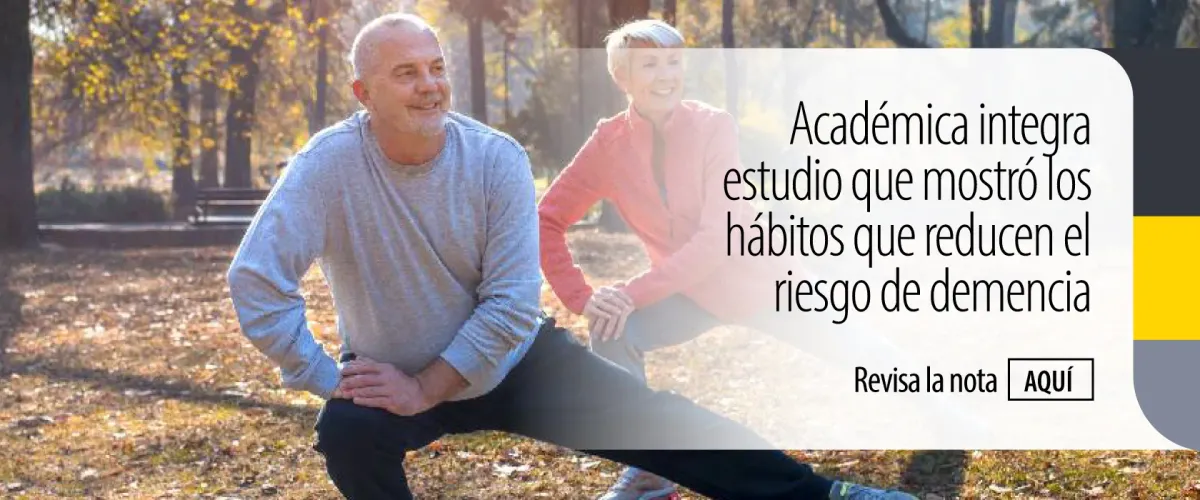 Académica integra estudio que mostró los hábitos que reducen el riesgo de demencia