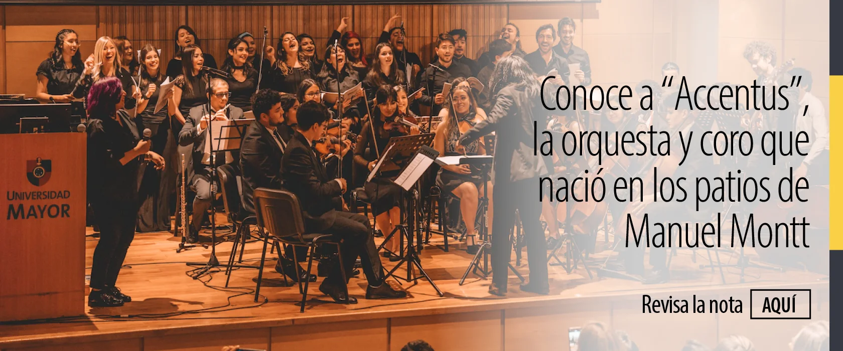 Conoce a “Accentus”, la orquesta y coro que nació en los patios de Manuel Montt